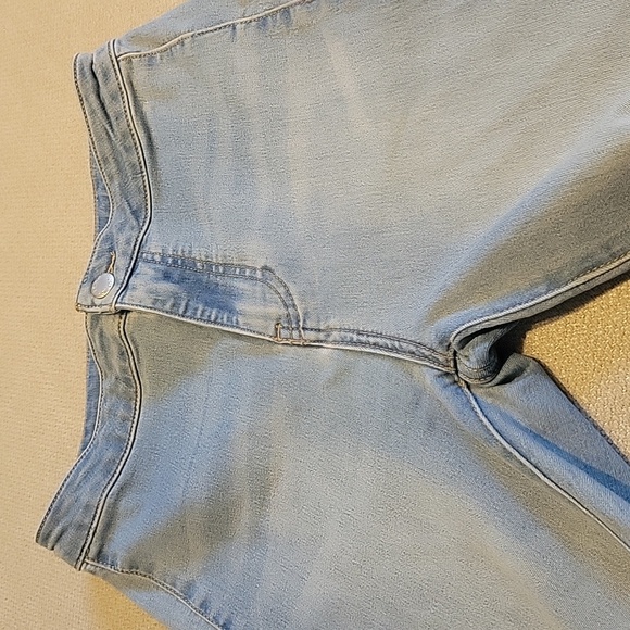 Free People Float on Flare Jeans Light Wash 26 Boho Western Rodeo High Waist - Picture 4 of 16